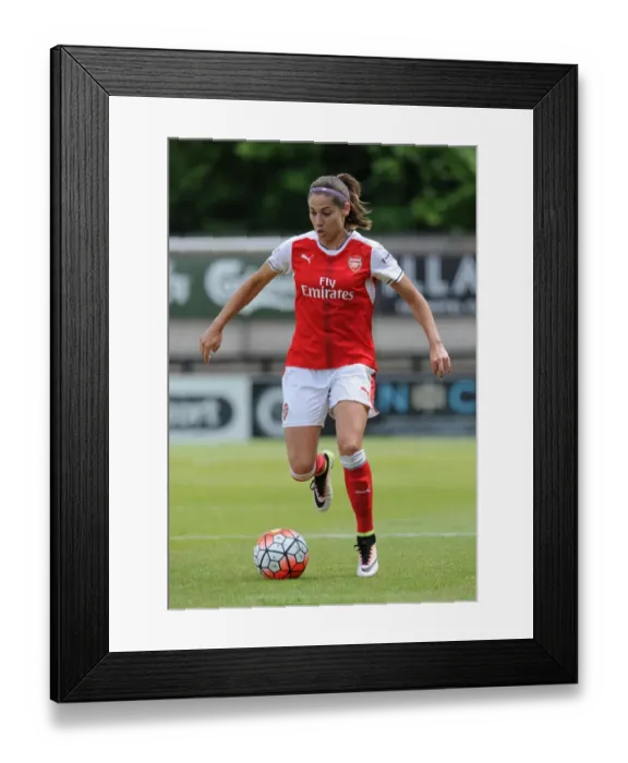 Framed Print : Vicky Losada Stars in Arsenal's 2:0 WSL Victory over Notts County (Meadow Park, 10 / 7 / 16)