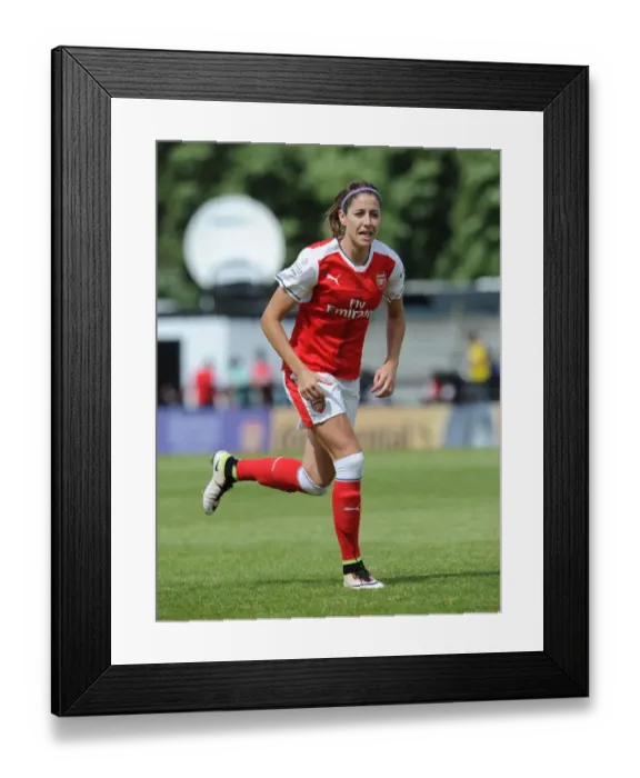Framed Print : Vicky Losada Stars: Arsenal Women Triumph 2-0 over Notts County (WSL Division One, Meadow Park, 10 / 7 / 16)