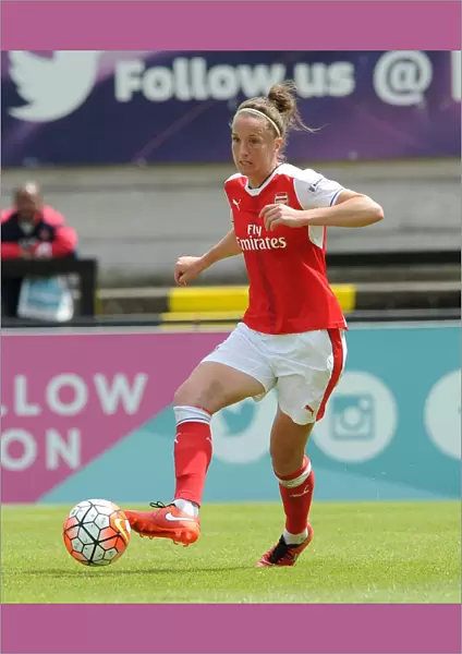 Arsenal's Casey Stoney Guides Team to 2-0 WSL Division One Victory over Notts County at Meadow Park