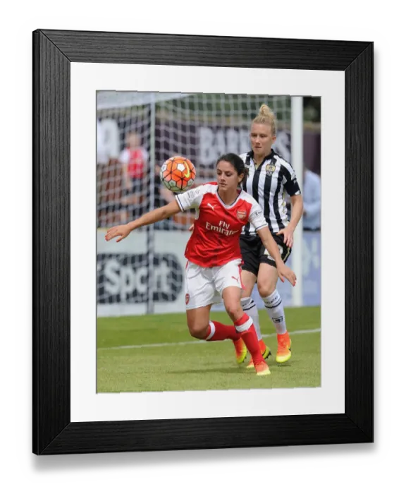 Framed Print : Arsenal's Danielle van de Donk Shines in 2-0 Victory over Notts County