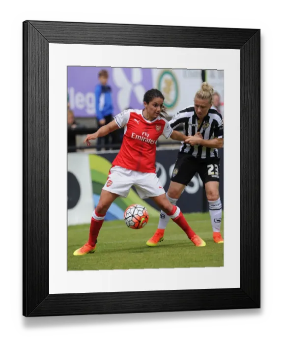 Framed Print : Danielle van de Donk (Arsenal Ladies) Laura Bassett (Notts County). Arsenal Ladies 2 Framed Print : Danielle van de Donk (Arsenal Ladies) Laura Bassett (Notts County). Arsenal Ladies 2