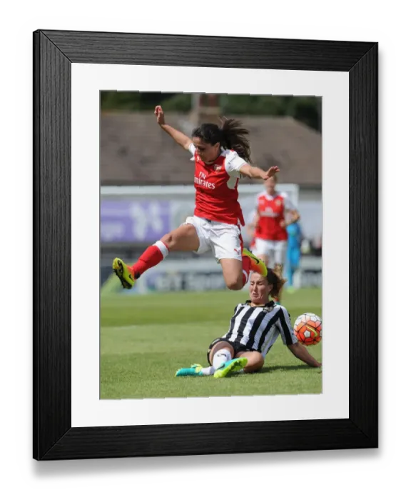 Framed Print : Arsenal Ladies Defeat Notts County 2-0: Van de Donk and Turner Star in WSL Division One Victory