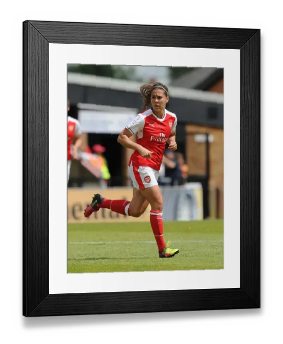 Framed Print : Fara Williams (Arsenal Ladies). Arsenal Ladies 2: 0 Notts County. WSL Divison One