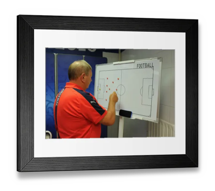 Framed Print : Arsenal Kit Man Vic Akers: Pre-Season Preparation at RC Lens Friendly Framed Print : Arsenal Kit Man Vic Akers: Pre-Season Preparation at RC Lens Friendly