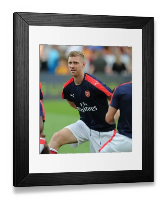 Framed Print : Arsenal's Per Mertesacker Gears Up for RC Lens Friendly, 2016 Framed Print : Arsenal's Per Mertesacker Gears Up for RC Lens Friendly, 2016
