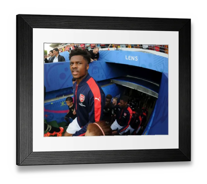 Framed Print : Chuba Akpom Prepares for RC Lens Friendly: Arsenal Forward Gears Up Framed Print : Chuba Akpom Prepares for RC Lens Friendly: Arsenal Forward Gears Up