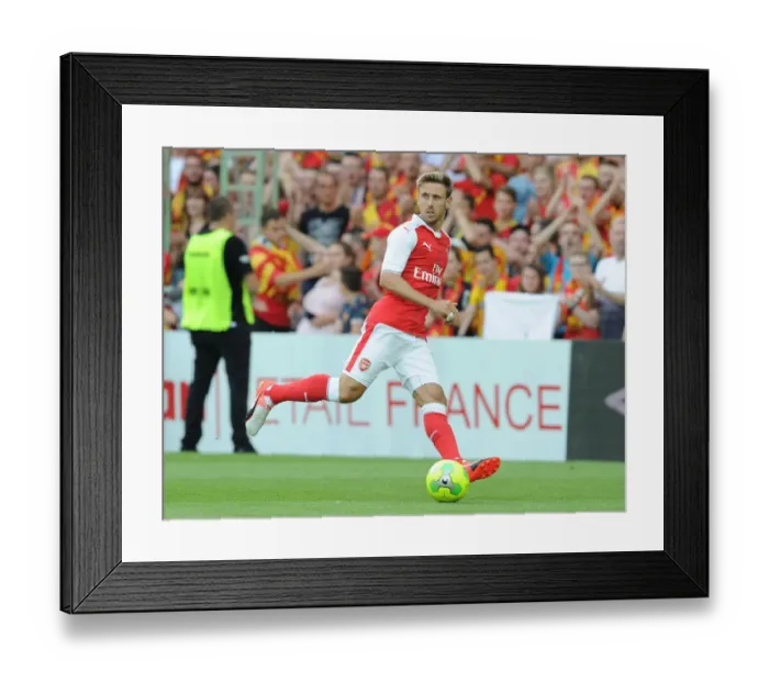 Framed Print : Nacho Monreal in Action: Arsenal's Pre-Season Battle against RC Lens (2016) Framed Print : Nacho Monreal in Action: Arsenal's Pre-Season Battle against RC Lens (2016)
