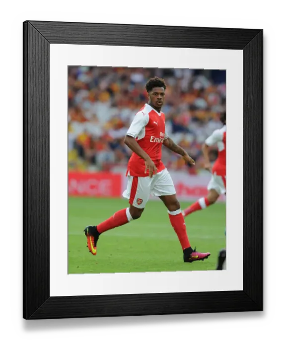 Framed Print : Arsenal's Chuba Akpom in Action during Lens Pre-Season Friendly, 2016 Framed Print : Arsenal's Chuba Akpom in Action during Lens Pre-Season Friendly, 2016