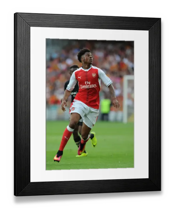 Framed Print : Arsenal's Chuba Akpom in Action at RC Lens Pre-Season Friendly (2016-17) Framed Print : Arsenal's Chuba Akpom in Action at RC Lens Pre-Season Friendly (2016-17)