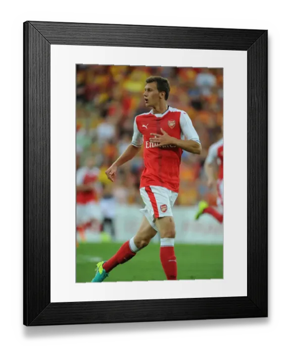 Framed Print : Arsenal's Krystian Bielik in Action during Lens Pre-Season Friendly, 2016 Framed Print : Arsenal's Krystian Bielik in Action during Lens Pre-Season Friendly, 2016