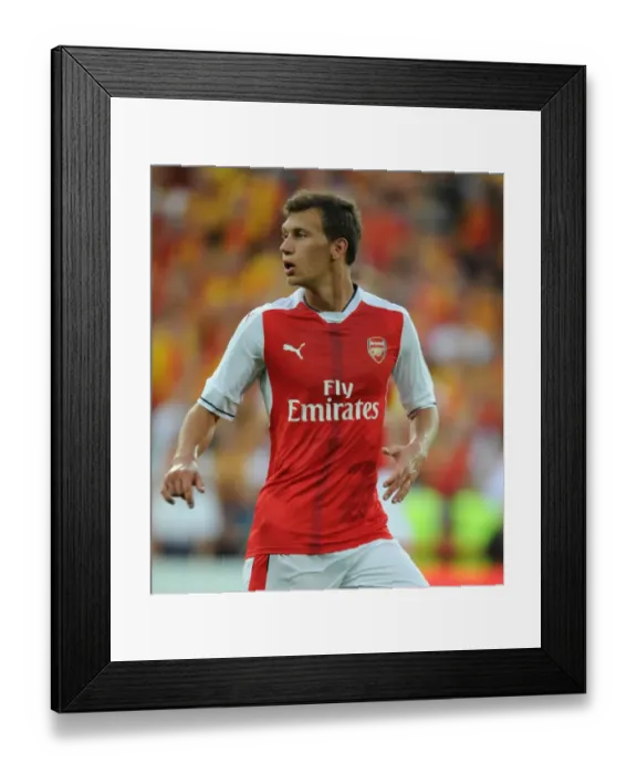 Framed Print : Arsenal's Krystian Bielik in Action during Lens Pre-Season Friendly, 2016 Framed Print : Arsenal's Krystian Bielik in Action during Lens Pre-Season Friendly, 2016