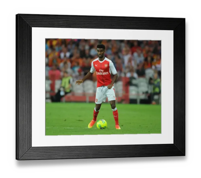 Framed Print : Arsenal's Gedion Zelalem in Action during Lens Pre-Season Friendly (2016) Framed Print : Arsenal's Gedion Zelalem in Action during Lens Pre-Season Friendly (2016)