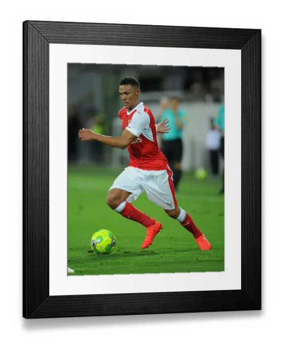 Framed Print : Arsenal's Kieran Gibbs in Action at RC Lens Pre-Season Friendly, 2016 Framed Print : Arsenal's Kieran Gibbs in Action at RC Lens Pre-Season Friendly, 2016