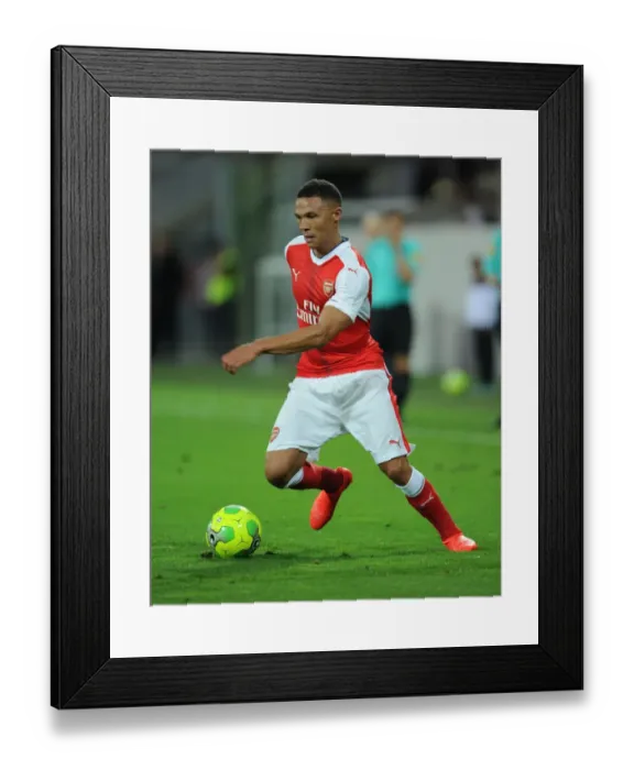 Framed Print : Arsenal's Kieran Gibbs in Action at RC Lens Pre-Season Friendly, 2016 Framed Print : Arsenal's Kieran Gibbs in Action at RC Lens Pre-Season Friendly, 2016