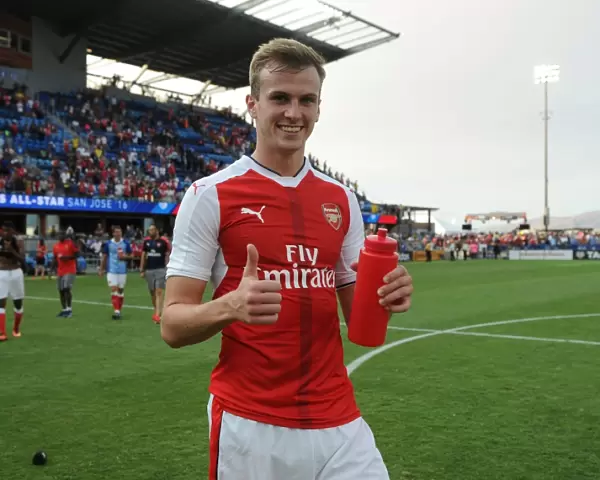 Rob Holding's Emotional Moment after Arsenal's Victory against MLS All-Stars (2016)