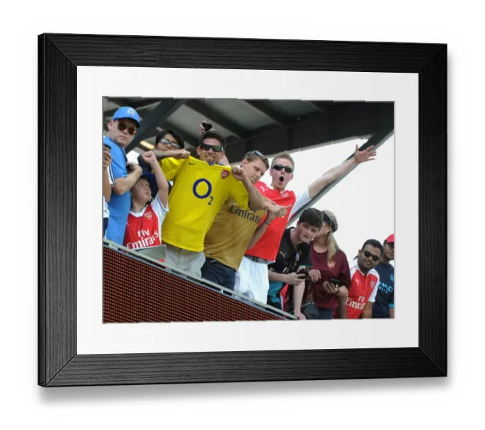 Framed Print : Arsenal Fans Unite at MLS All-Star Game, San Jose 2016