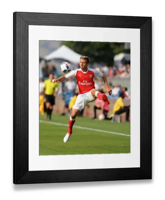 Framed Print : Nacho Monreal in Action: Arsenal vs MLS All-Stars, 2016