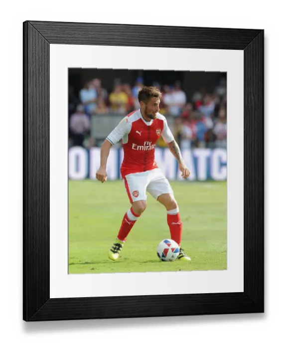 Framed Print : Mathieu Debuchy in Action: Arsenal vs MLS All-Stars, 2016