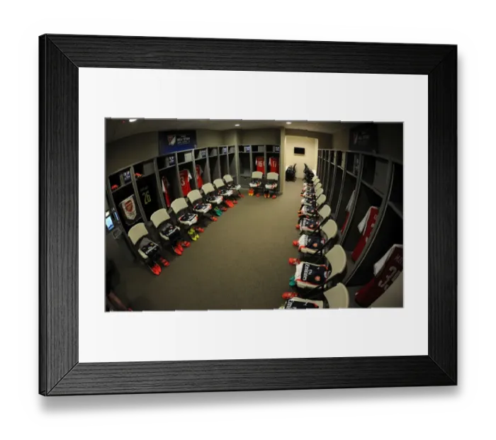 Framed Print : Arsenal FC at MLS All-Star Game: A Peek into Their Pre-Match Routine in San Jose, 2016