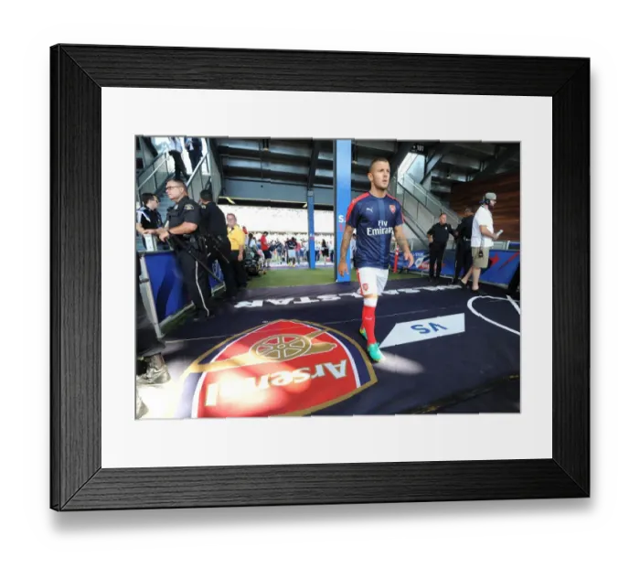 Framed Print : Jack Wilshere: Arsenal Star's Pre-Match Focus at 2016 MLS All-Stars, San Jose Framed Print : Jack Wilshere: Arsenal Star's Pre-Match Focus at 2016 MLS All-Stars, San Jose