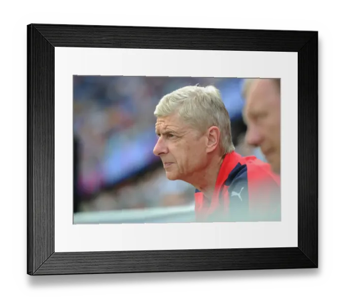 Framed Print : Arsene Wenger at MLS All-Star Game: Arsenal vs All-Stars (2016)