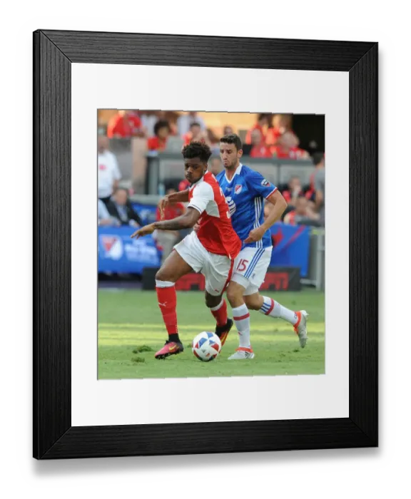 Framed Print : Arsenal vs. MLS All-Stars: Clash in San Jose, 2016