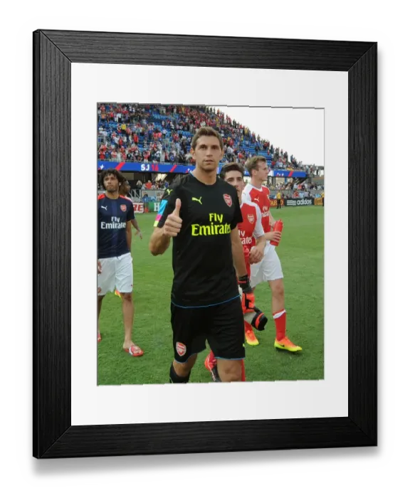 Framed Print : Arsenal Takes on MLS All-Stars at Avaya Stadium (2016) Framed Print : Arsenal Takes on MLS All-Stars at Avaya Stadium (2016)