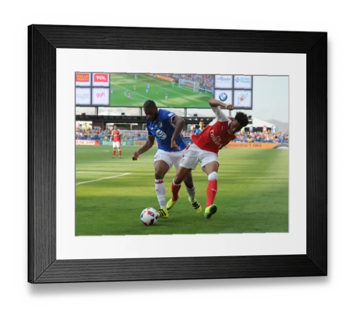 Framed Print : Arsenal vs. MLS All-Stars: 2016 Showdown at Avaya Stadium