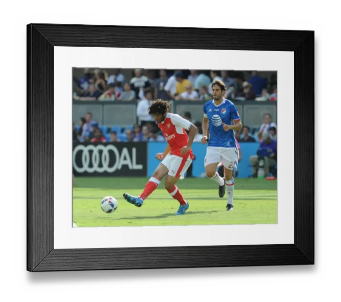 Framed Print : Elneny vs. Kaka: A Midfield Battle at the 2016 MLS All-Star Game Framed Print : Elneny vs. Kaka: A Midfield Battle at the 2016 MLS All-Star Game