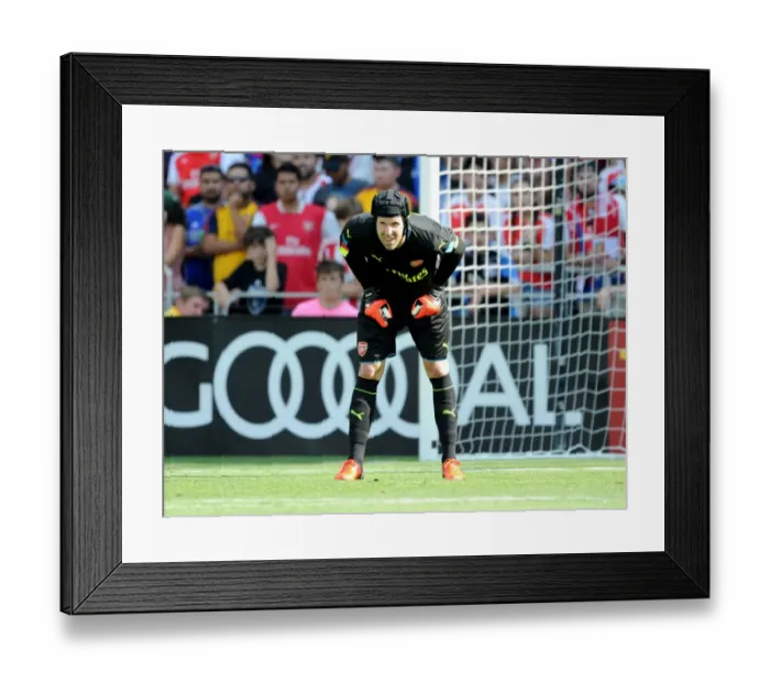 Framed Print : Petr Cech in Action: Arsenal vs MLS All-Stars at the 2016 Game