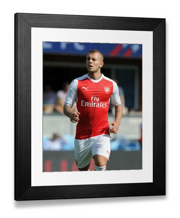 Framed Print : Arsenal vs MLS All-Stars: Jack Wilshere in Action at the 2016 Showdown, San Jose Framed Print : Arsenal vs MLS All-Stars: Jack Wilshere in Action at the 2016 Showdown, San Jose
