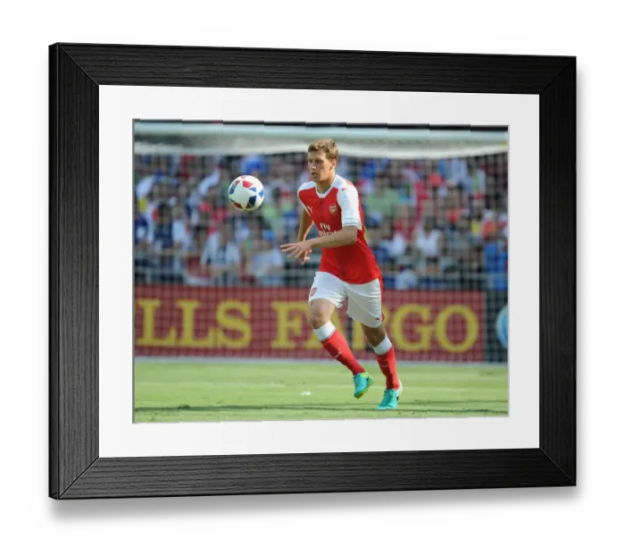 Framed Print : Arsenal Takes on MLS All-Stars in 2016 Showdown (Arsenal vs MLS All-Stars 2016)