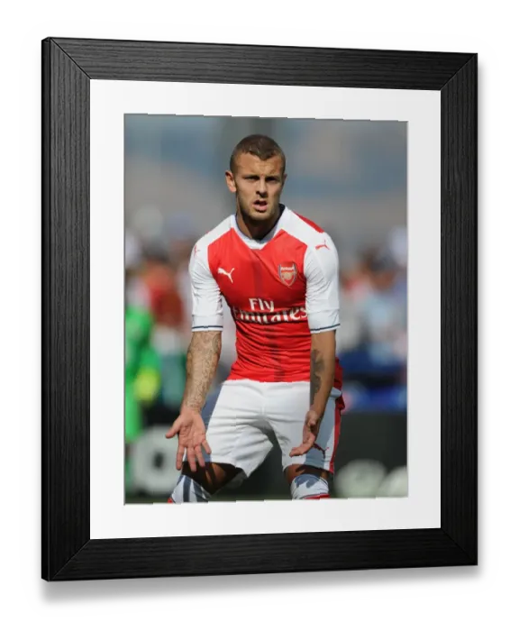 Framed Print : Arsenal vs MLS All-Stars: Jack Wilshere at Avaya Stadium (2016)