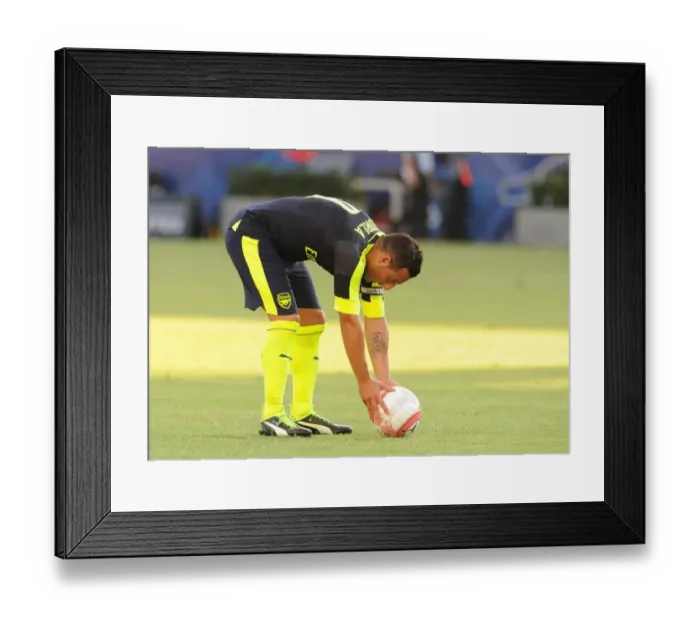 Framed Print : Santi Cazorla in Action: Arsenal vs. CD Guadalajara, 2016 Framed Print : Santi Cazorla in Action: Arsenal vs. CD Guadalajara, 2016