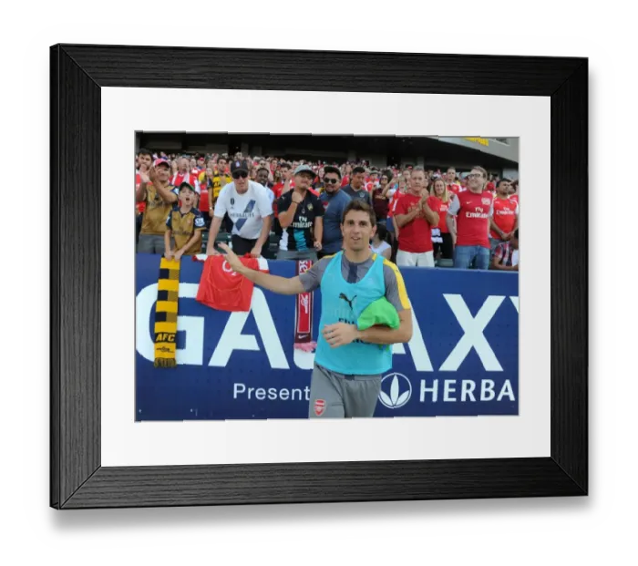 Framed Print : Arsenal's Emiliano Martinez Gears Up for Arsenal v Chivas (2016-17) Framed Print : Arsenal's Emiliano Martinez Gears Up for Arsenal v Chivas (2016-17)