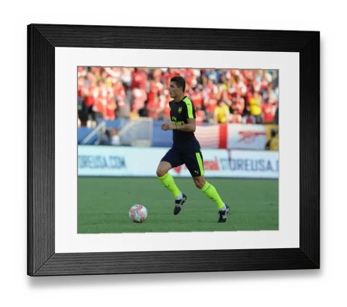 Framed Print : Granit Xhaka in Action: Arsenal vs Chivas, 2016 Pre-Season Friendly