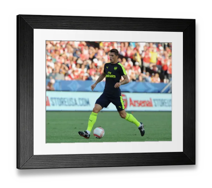 Framed Print : Granit Xhaka: In Action for Arsenal against CD Guadalajara, 2016 Pre-Season Friendly Framed Print : Granit Xhaka: In Action for Arsenal against CD Guadalajara, 2016 Pre-Season Friendly