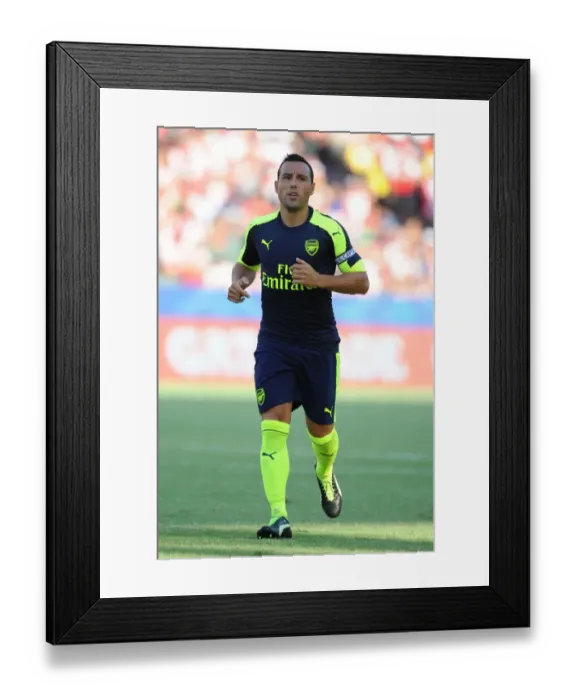 Framed Print : Arsenal's Santi Cazorla in Action Against CD Guadalajara (2016-17) - Pre-Season Friendly Match in Carson, California