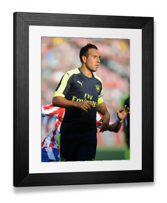 Framed Print : Arsenal's Santi Cazorla in Action Against Chivas during 2016 Pre-Season Friendly Framed Print : Arsenal's Santi Cazorla in Action Against Chivas during 2016 Pre-Season Friendly