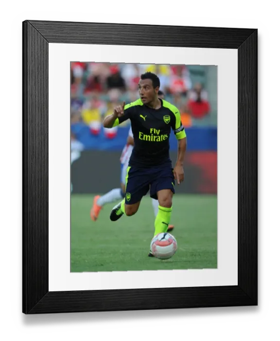 Framed Print : Santi Cazorla in Action: Arsenal vs Chivas, 2016-17 Pre-Season Friendly