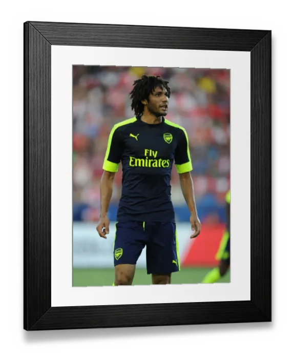 Framed Print : Arsenal's Mohamed Elneny Faces Off Against Chivas in Pre-Season Friendly Framed Print : Arsenal's Mohamed Elneny Faces Off Against Chivas in Pre-Season Friendly