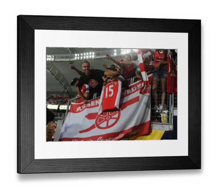 Framed Print : Arsenal Fans in Full Force: Arsenal vs. Chivas Pre-Season Clash, Carson, California Framed Print : Arsenal Fans in Full Force: Arsenal vs. Chivas Pre-Season Clash, Carson, California