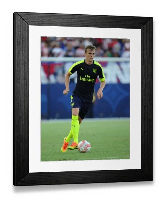 Framed Print : Rob Holding in Action: Arsenal vs Chivas, 2016 Pre-Season Friendly
