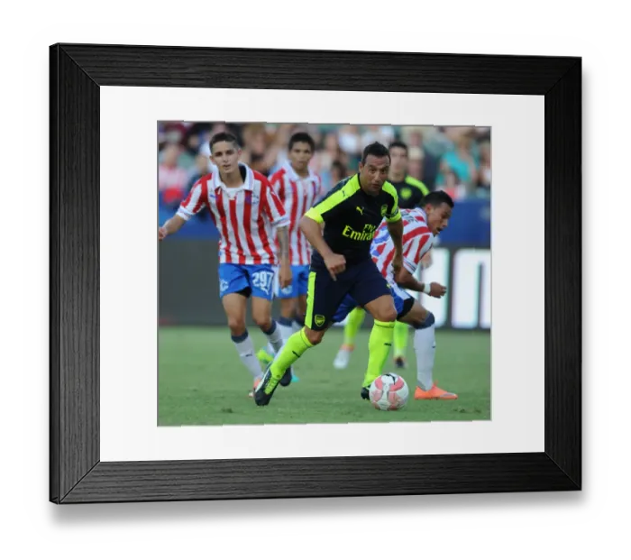 Framed Print : Santi Cazorla in Action: Arsenal vs CD Guadalajara, Pre-Season Friendly, 2016-17 Framed Print : Santi Cazorla in Action: Arsenal vs CD Guadalajara, Pre-Season Friendly, 2016-17