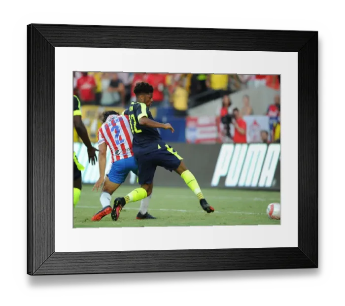 Framed Print : Chuba Akpom Scores His Third: Arsenal's Pre-Season Victory Over Chivas in Carson Framed Print : Chuba Akpom Scores His Third: Arsenal's Pre-Season Victory Over Chivas in Carson