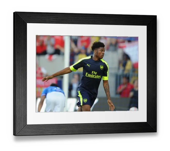 Framed Print : Chuba Akpom Scores in Arsenal's Pre-Season Victory over CD Guadalajara