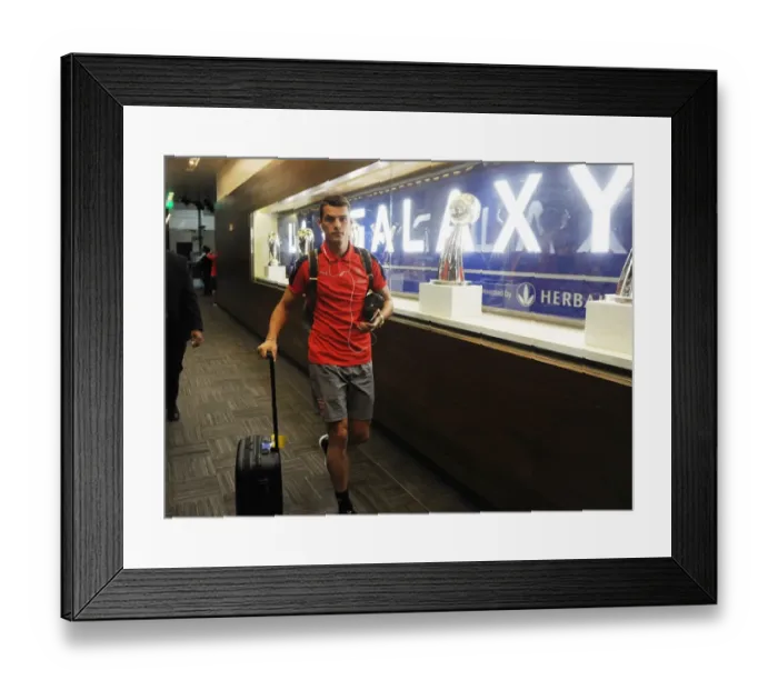 Framed Print : Granit Xhaka: Arsenal's Pre-Season Preparation at Arsenal v Chivas (2016-17) Framed Print : Granit Xhaka: Arsenal's Pre-Season Preparation at Arsenal v Chivas (2016-17)