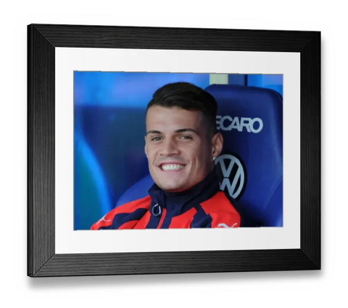 Framed Print : Granit Xhaka's Arsenal Pre-Season Training: Viking FK, Norway (2016-17) Framed Print : Granit Xhaka's Arsenal Pre-Season Training: Viking FK, Norway (2016-17)