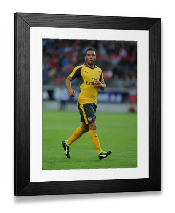 Framed Print : Santi Cazorla in Action: Arsenal vs Viking FK (2016-17 Pre-Season Friendly)