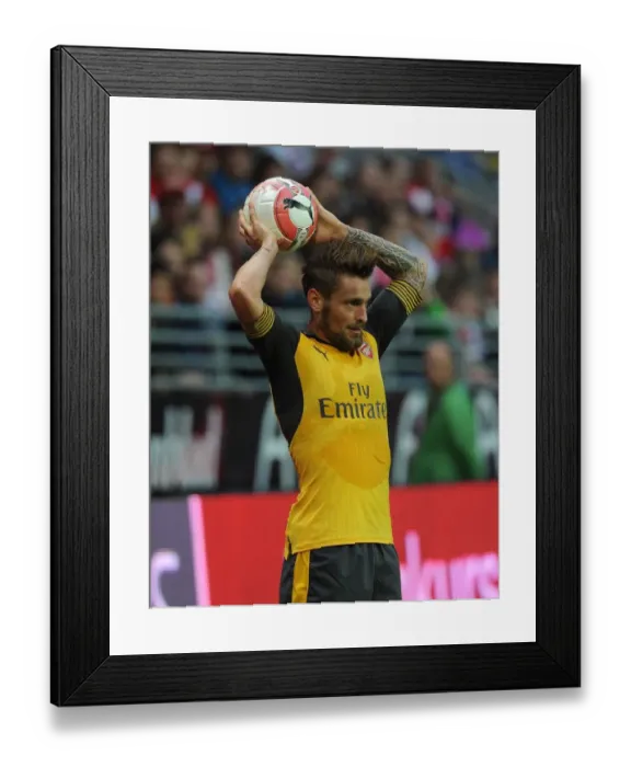 Framed Print : Mathieu Debuchy in Action: Arsenal's Pre-Season Clash with Viking FK (2016-17) Framed Print : Mathieu Debuchy in Action: Arsenal's Pre-Season Clash with Viking FK (2016-17)
